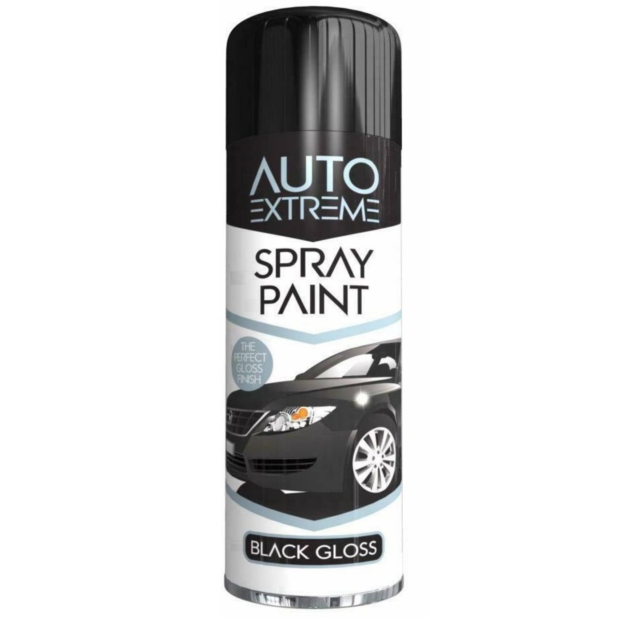 Auto Extreme Black Gloss Spray Paint 250ml