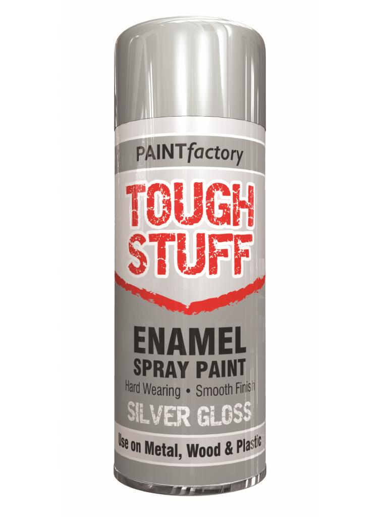 PF Tough Stuff Enamel Silver Gloss 400ml