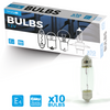 239 12V 5W Number Plate & Interior Festoon Bulbs (Pack Of 10)
