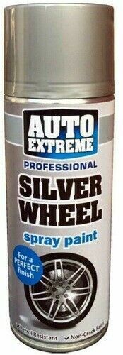 Auto Extreme Silver Wheel Gloss Spray Paint 400ml