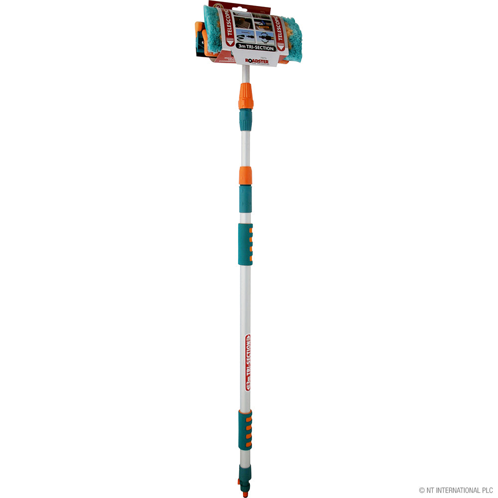 3M Ext. Car Wash Brush Telescopic W/Squeeze