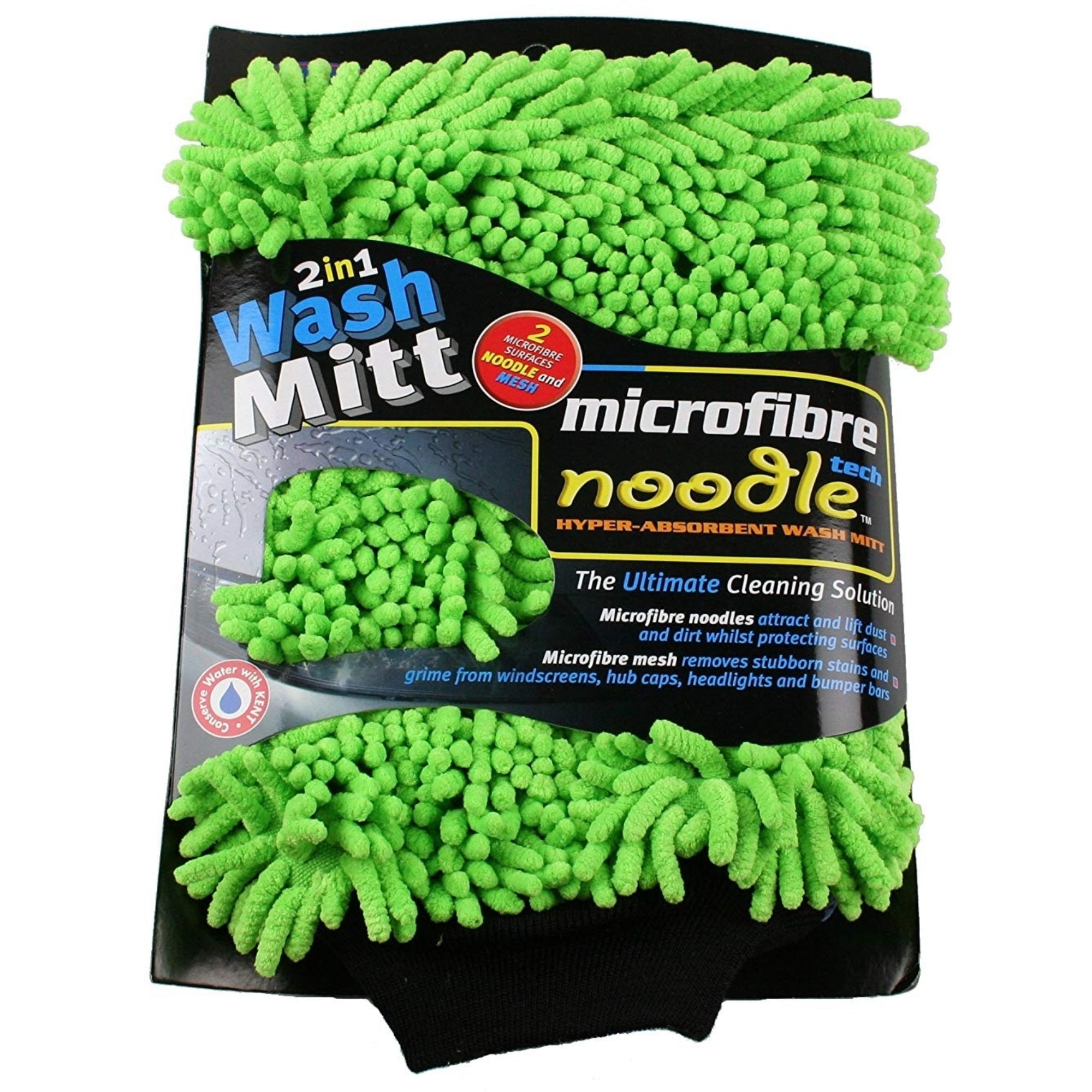 Microfibre 2 in One Wiggly Wash Mitt