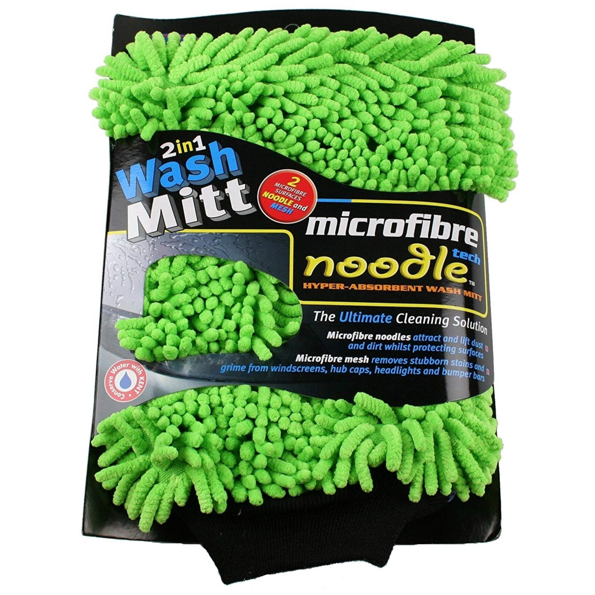 Microfibre 2 In One Wiggly Wash Mitt