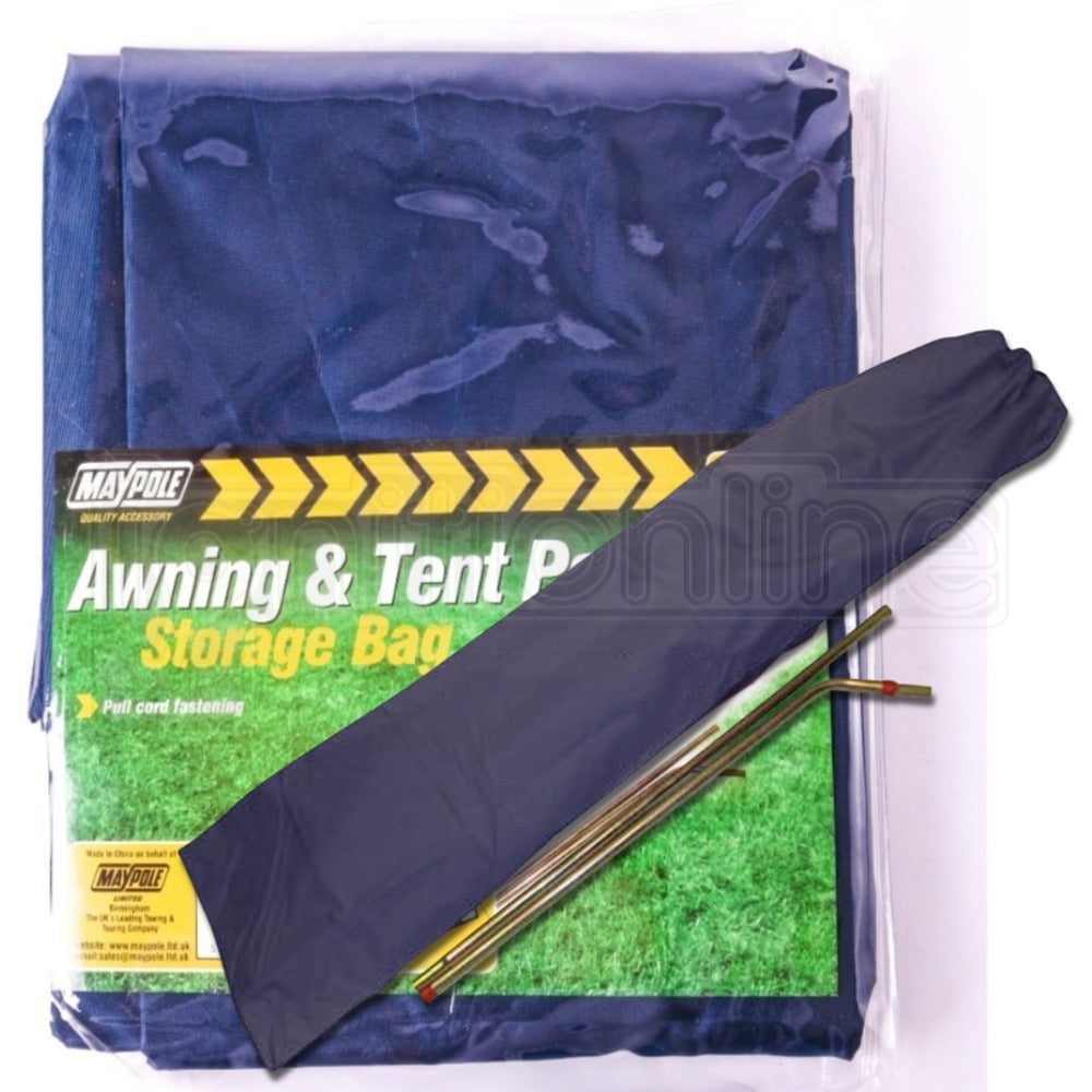 Awning & Tent Pole Storage Bag Blue