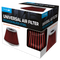 Simply Auto Universal Air Filter Chrome Front Red