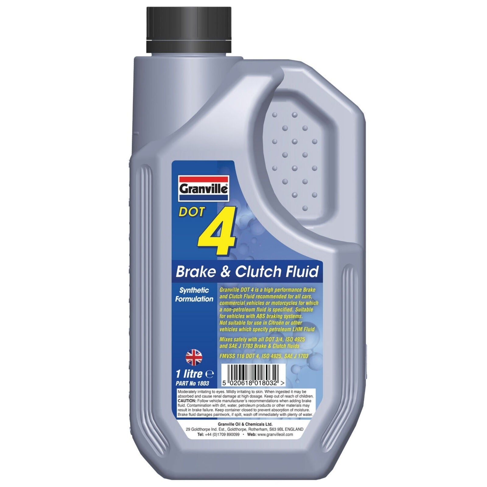 Granville Brake Fluid Dot 4 1 Litre