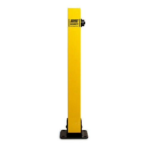 MP9732 Square Fold Down Security Post With Integral Top Lock