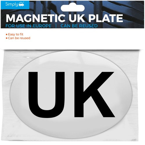 Simply Oval UK Magnetic Plate
