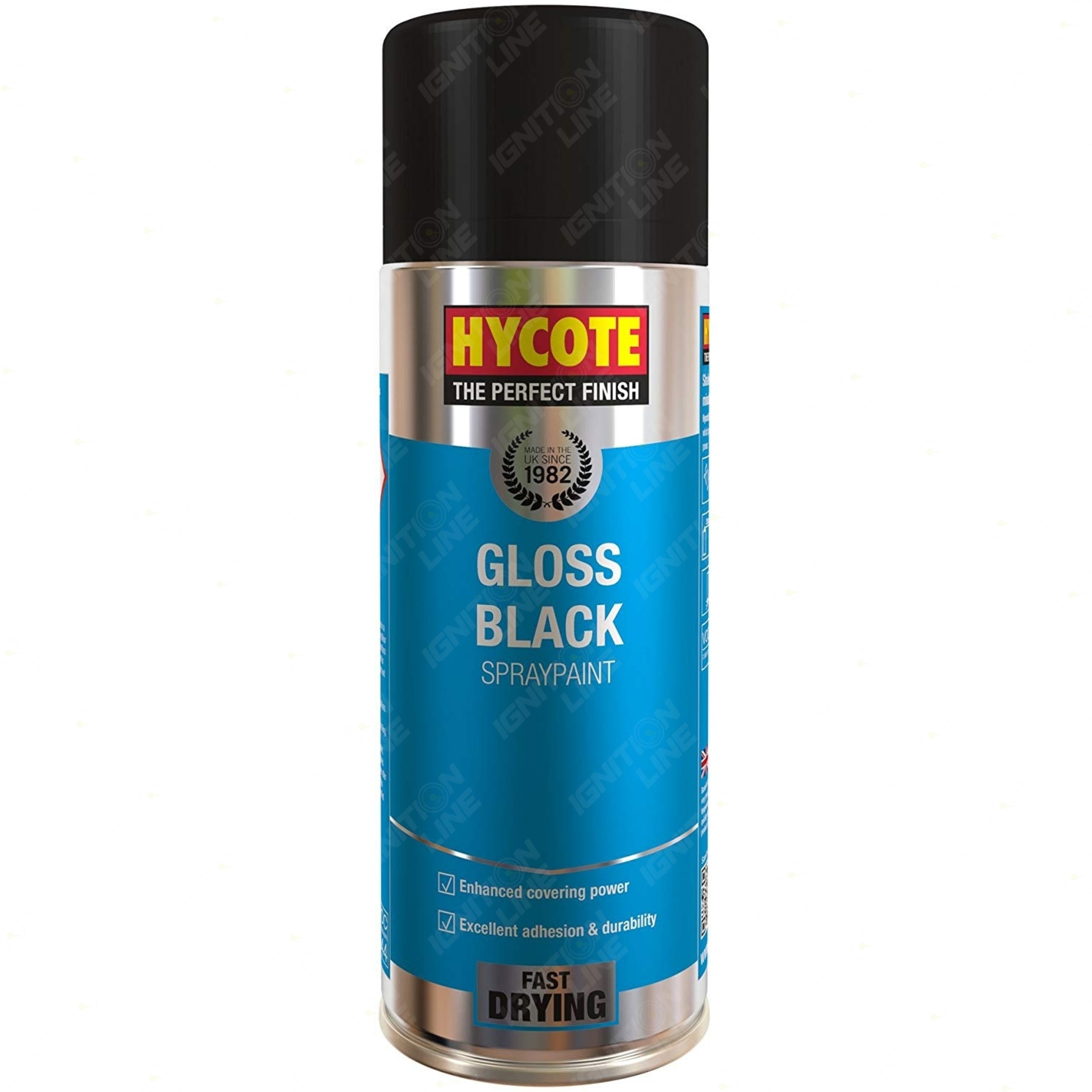 Hycote Spray Paint Gloss Black 400ml