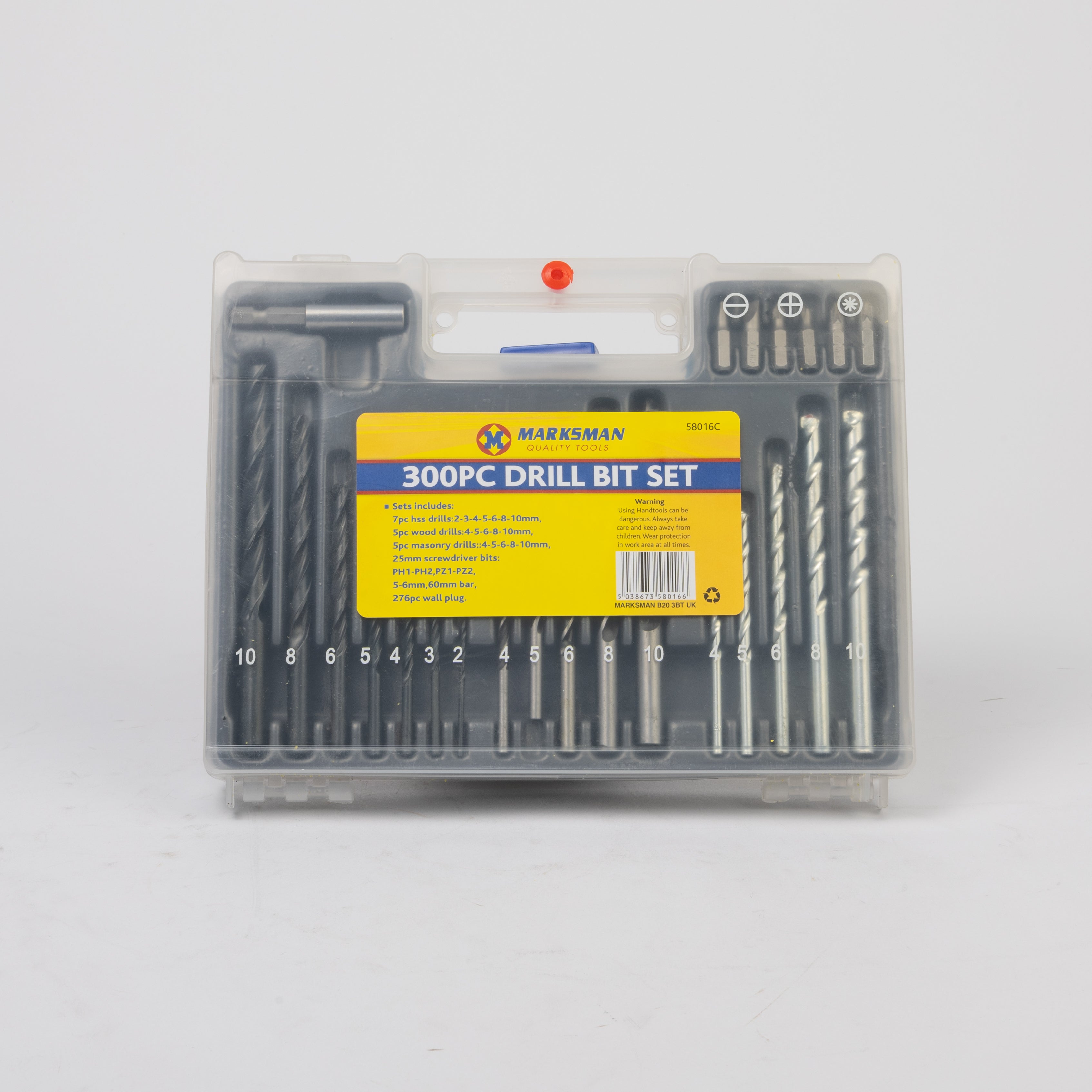 300Pc Drill Bit Set