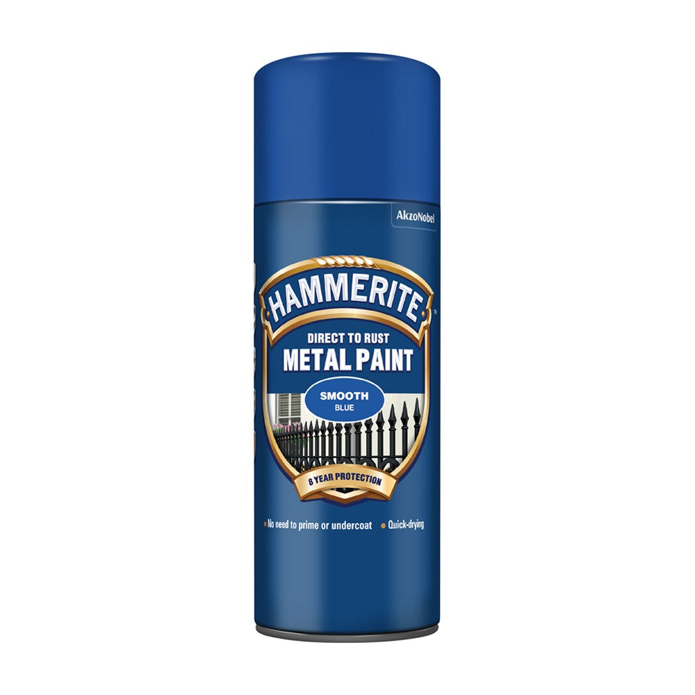 Hammerite Smooth Metal Paint Blue 400ml