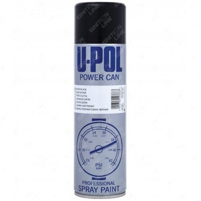 Isopon U-Pol Powercan Satin Black 500ml