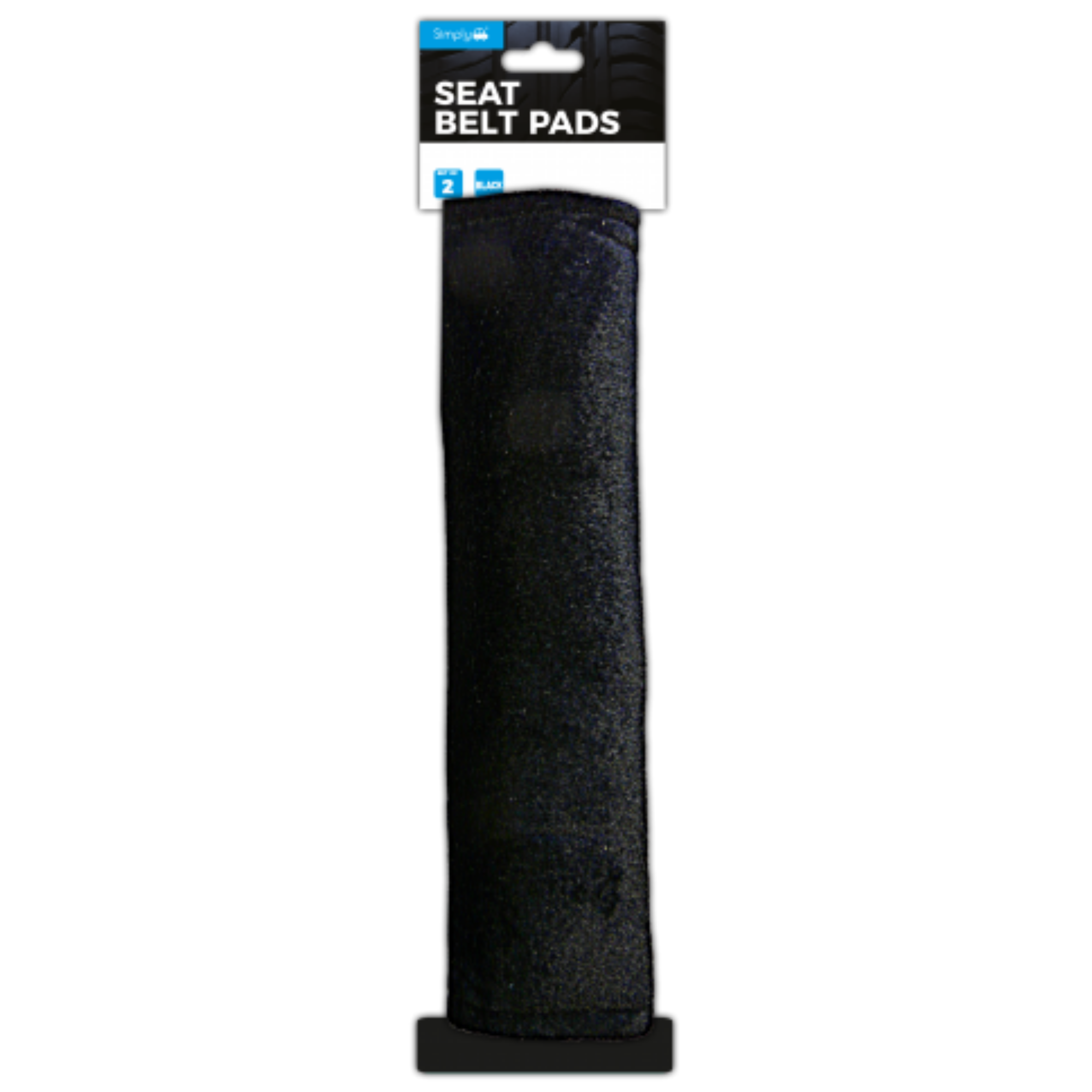 Simply Seat Belt Pads Black