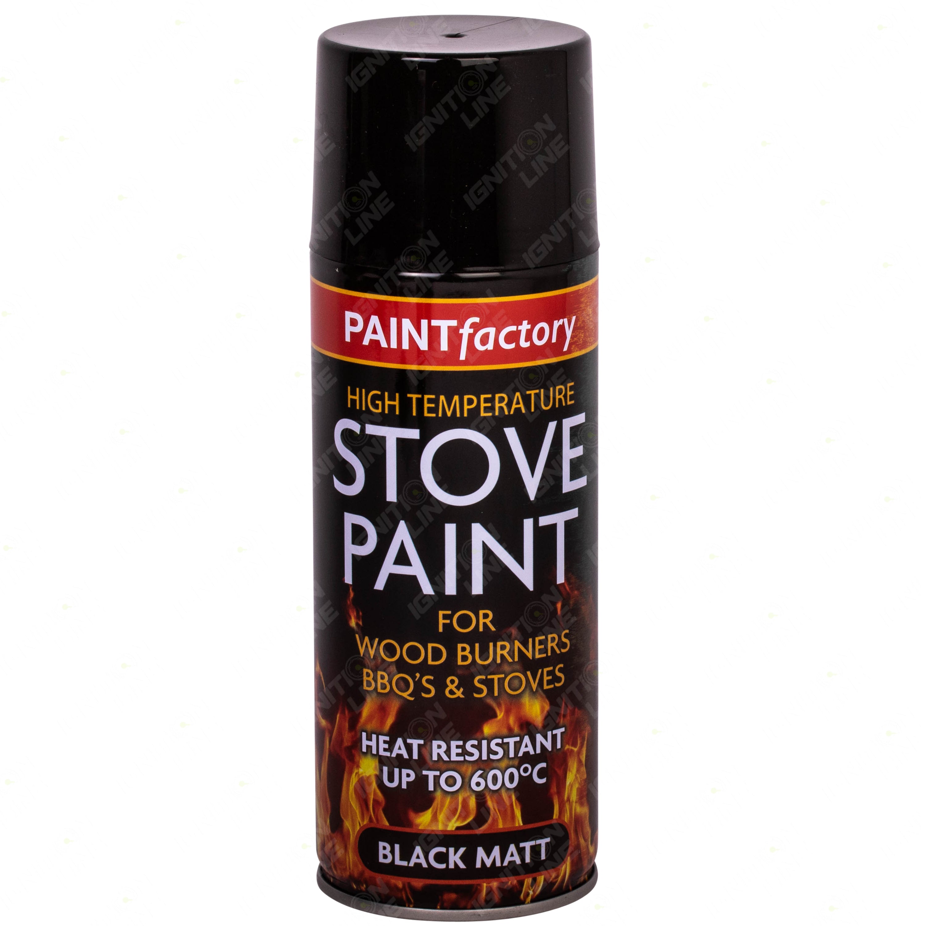 Paintfactory Stove Paint Spray Paint Black Matt 400ml