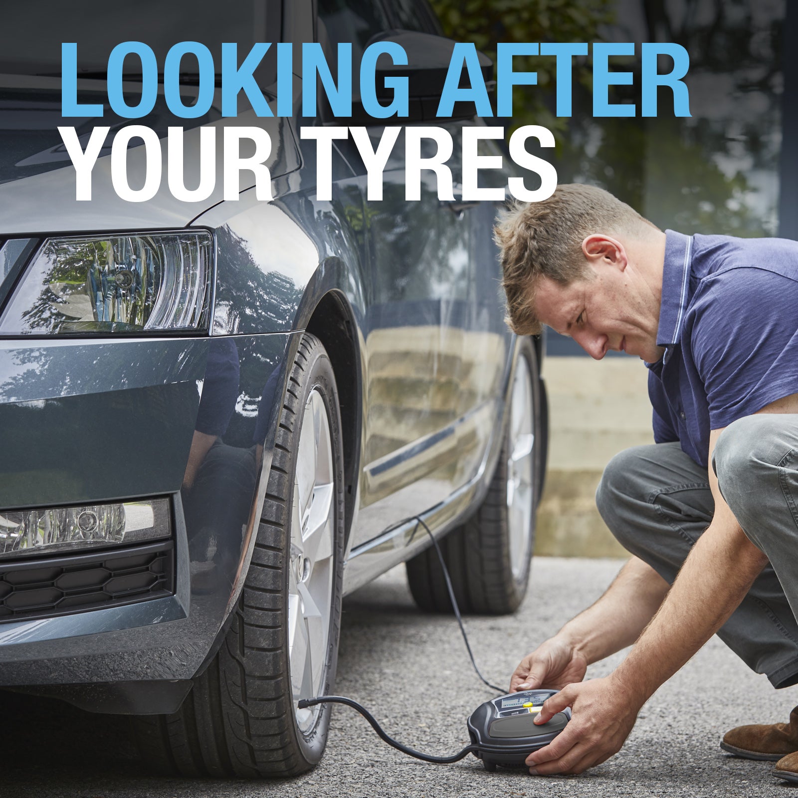 Ring Rapid Digital Tyre Inflator With Quick Set Auto Stop (Premium)