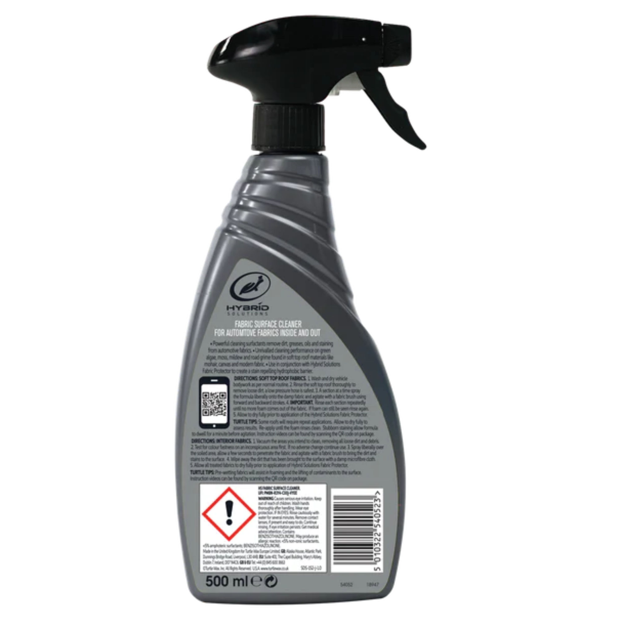 Turtle Wax Hybrid Solutions Fabric Surface Cleaner 500ml