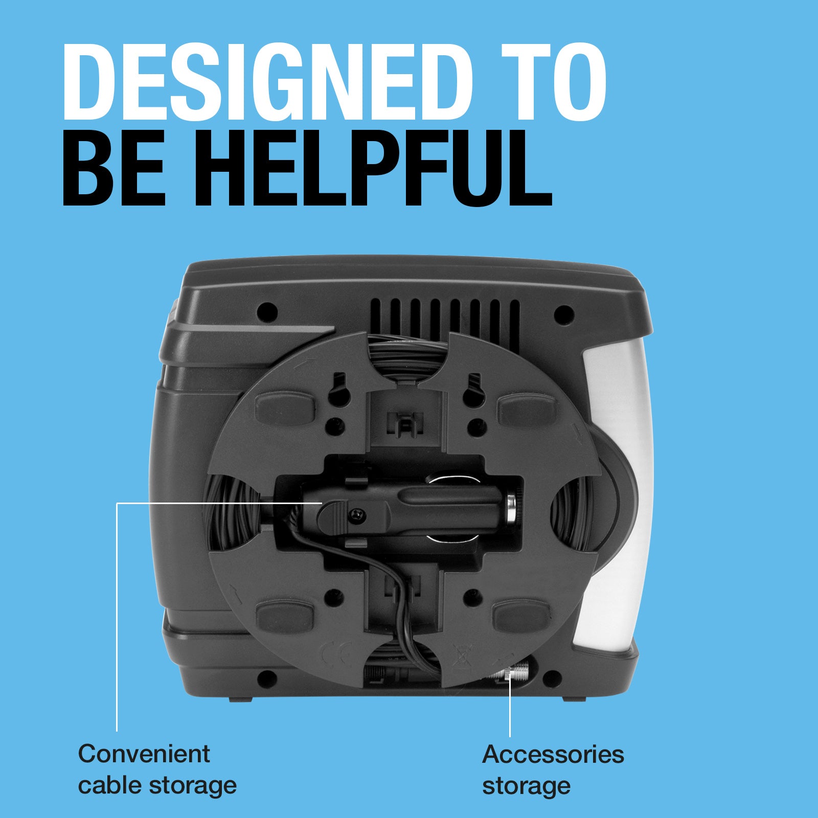 Ring RAC610 Analogue Tyre Inflator with adapters